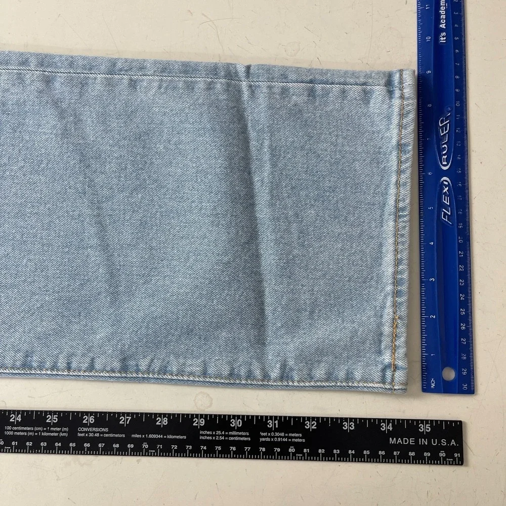 Levis 501 Jeans Mens 40x34 Blue Original Fit Straight Denim Casual 90s Cowboy